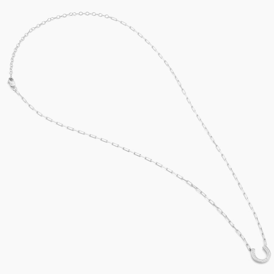 Lucky Horse Shoe Pendant Necklace