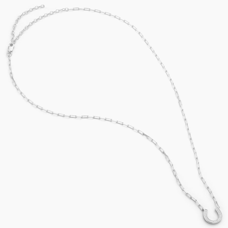 Lucky Horse Shoe Pendant Necklace