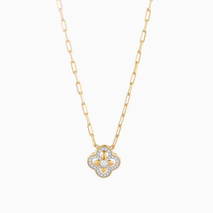 Contemporary Bloom Pendant Necklace
