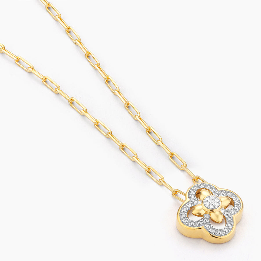 Contemporary Bloom Pendant Necklace