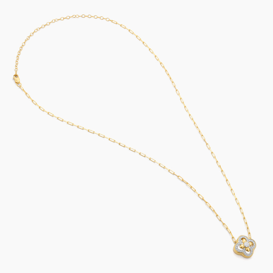 Contemporary Bloom Pendant Necklace