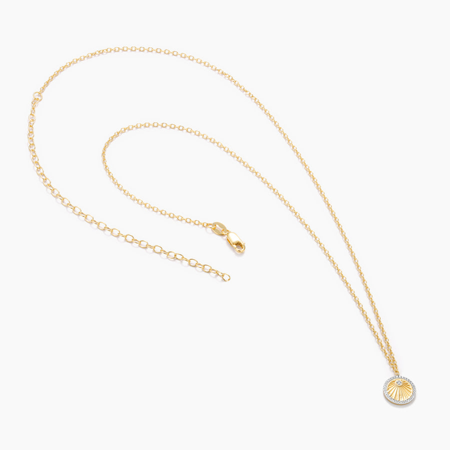 Radiant Sun Pendant Necklace