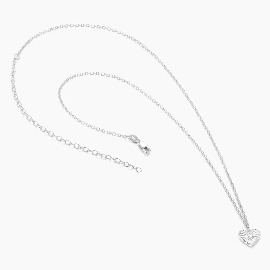 Heart Burst Pendant Necklace