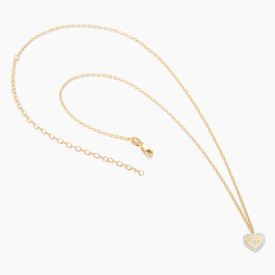 Heart Burst Pendant Necklace