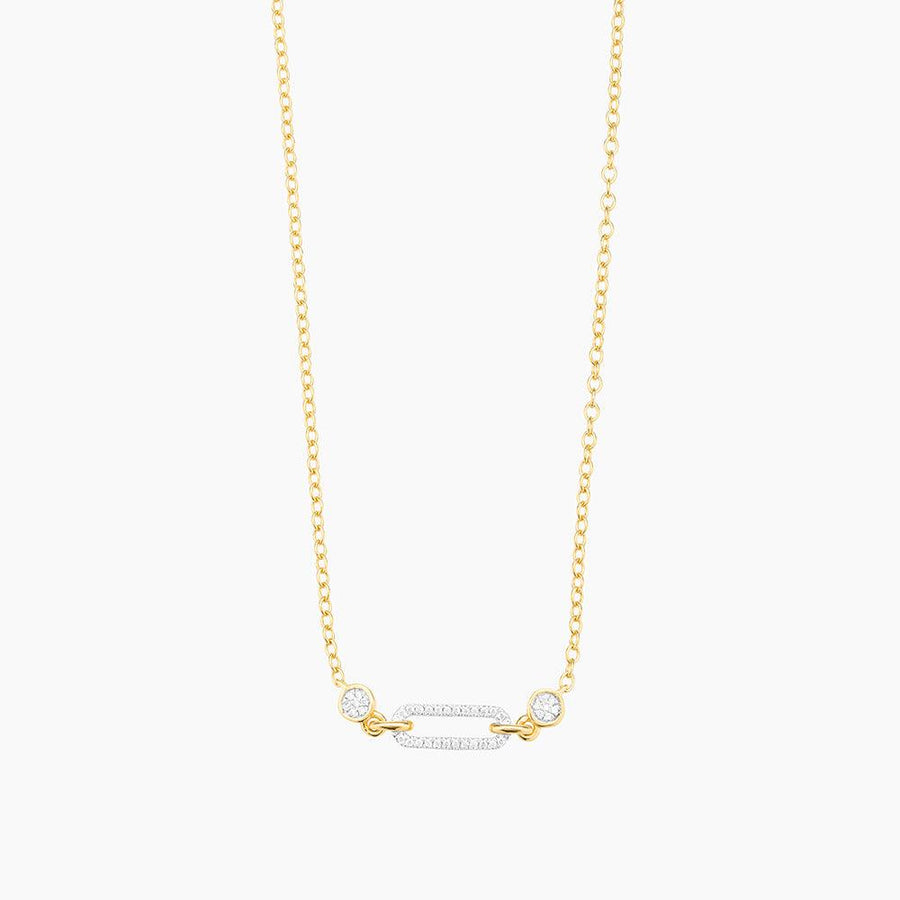 Meet Me In The Middle Diamond Pendant Necklace - Ella Stein