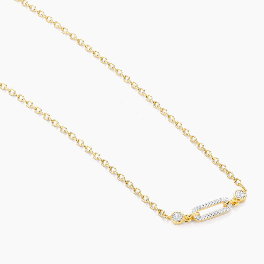 Meet Me In The Middle Diamond Pendant Necklace - Ella Stein