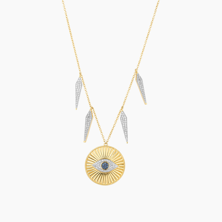 Bohemian Evil Eye Chain Necklace