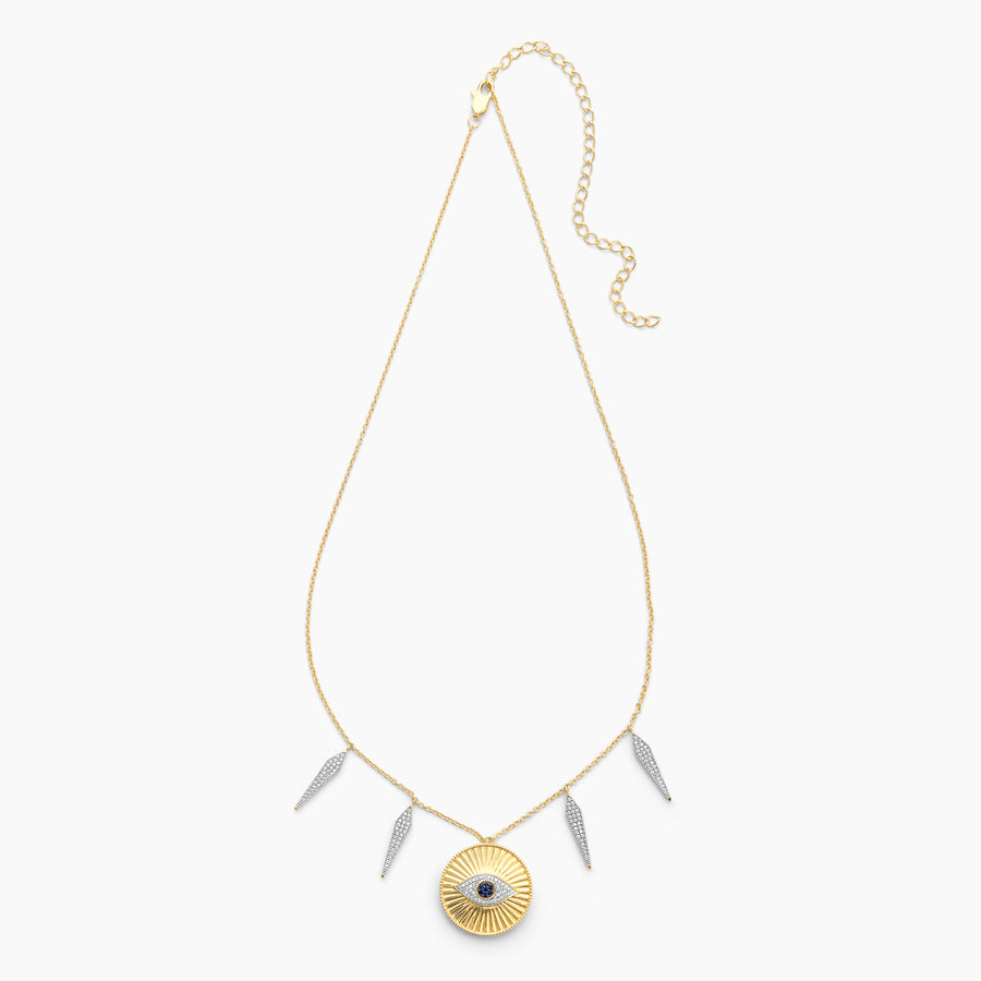 Bohemian Evil Eye Chain Necklace