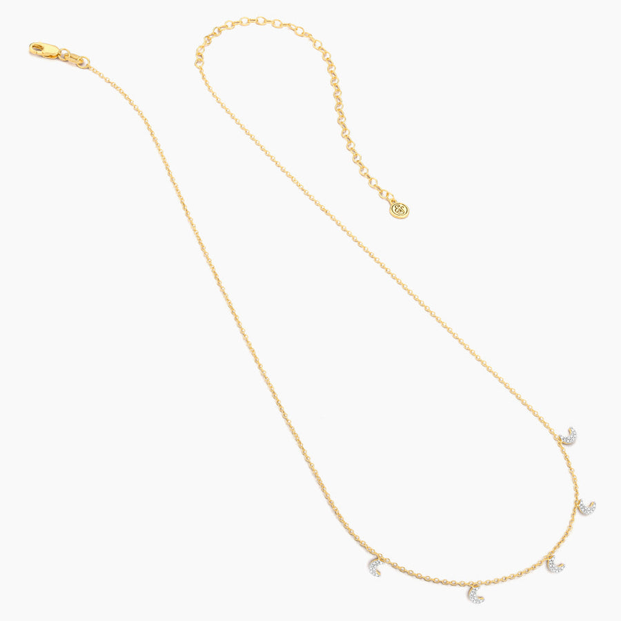 Crescent Moon Chain Necklace