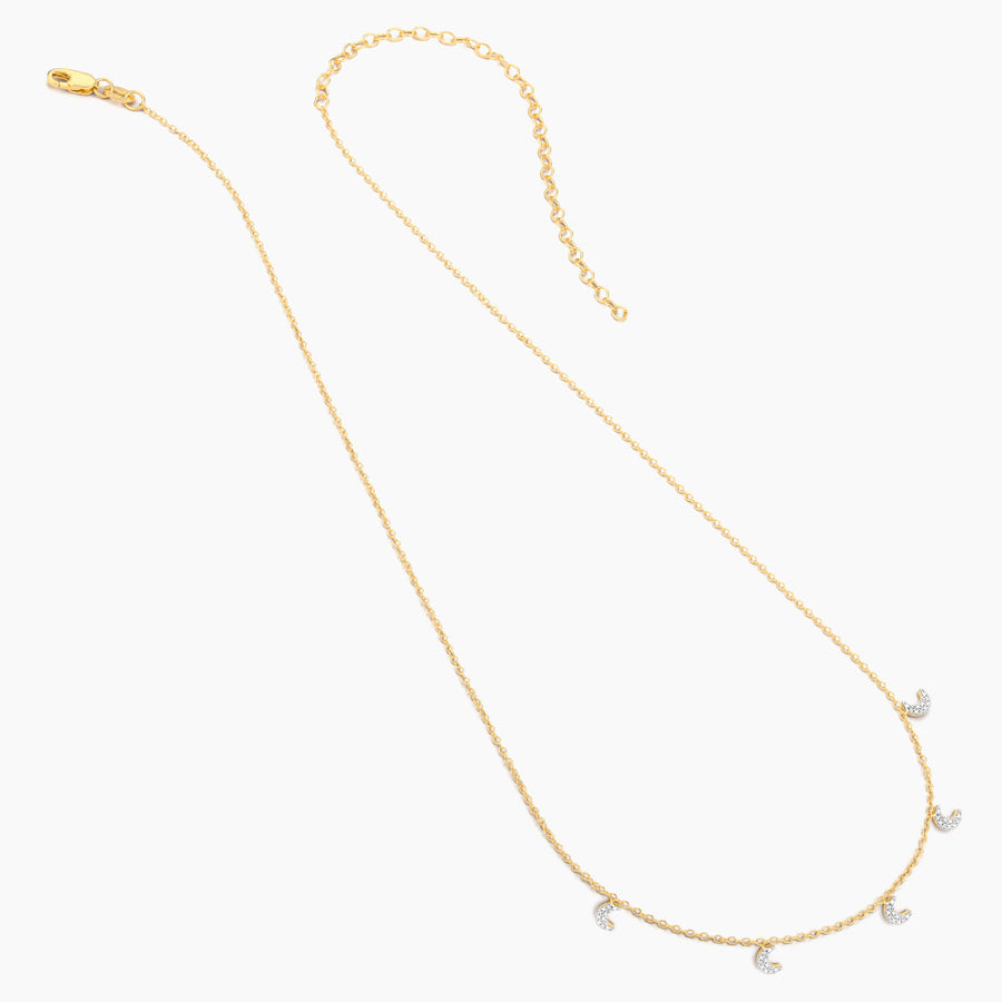 Crescent Moon Chain Necklace