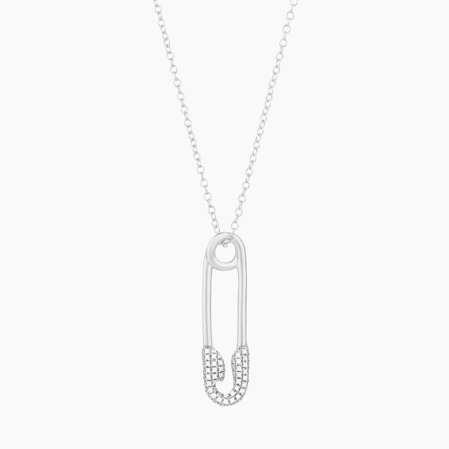 Safety Pin Pendant Necklace