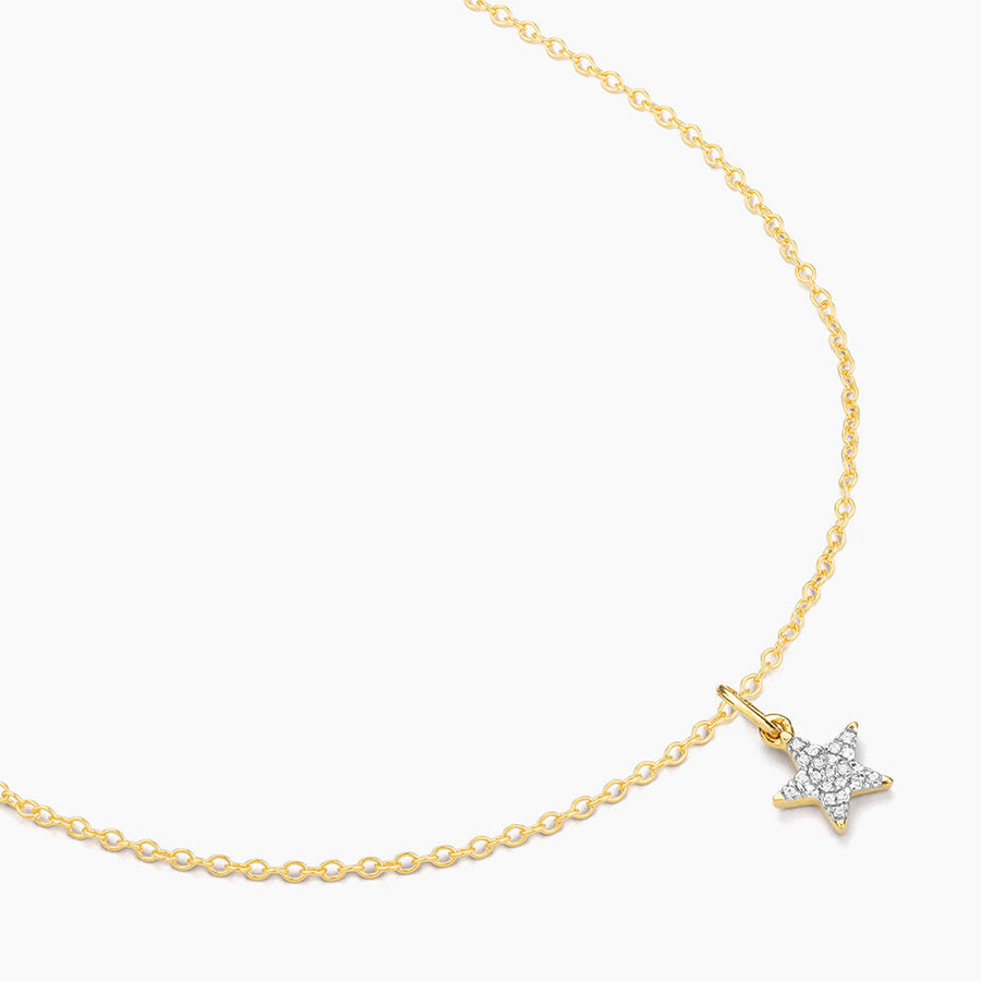 14kt Gold Reach for the Stars Pendant Necklace