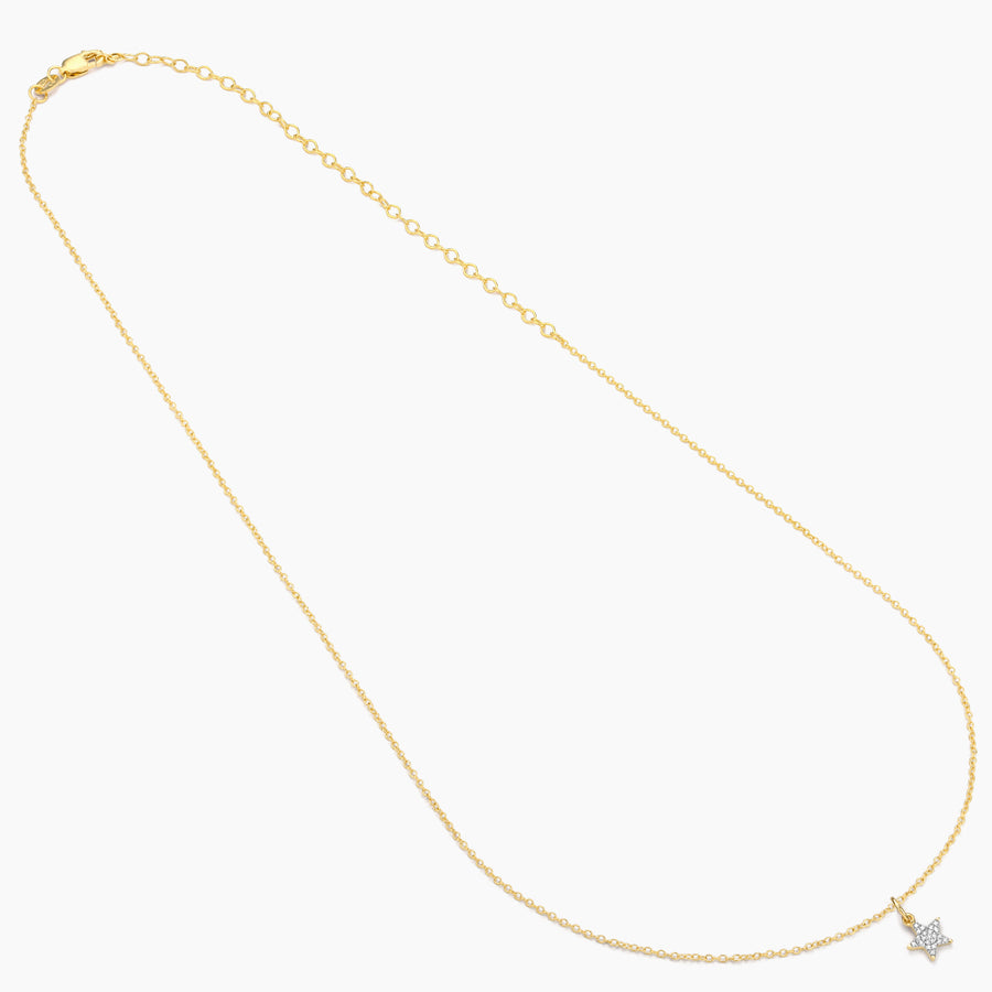 14kt Gold Reach for the Stars Pendant Necklace