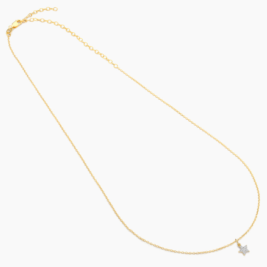 14kt Gold Reach for the Stars Pendant Necklace