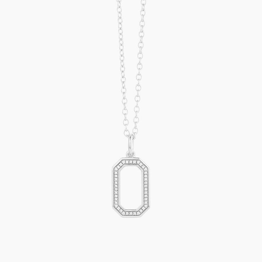 dog tag diamond pendant