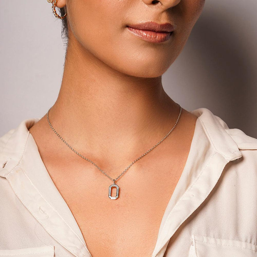 Fashionably Dog Tagged Pendant Necklace - Ella Stein 
