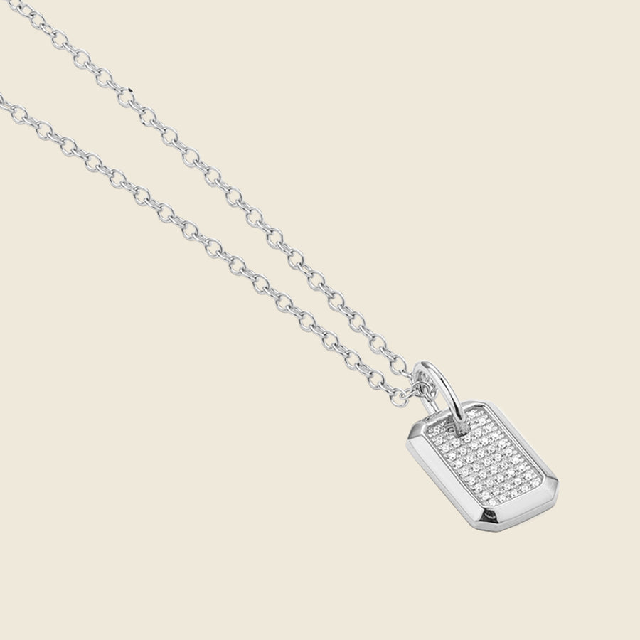 Brick by Brick Pendant Necklace