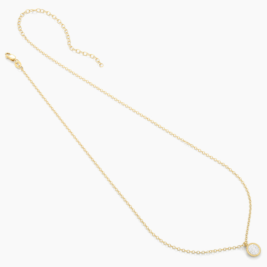 Circle Rope Pendant Necklace