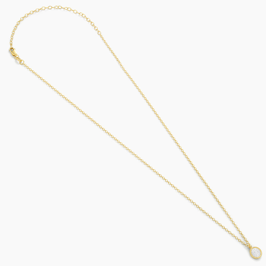 Circle Rope Pendant Necklace