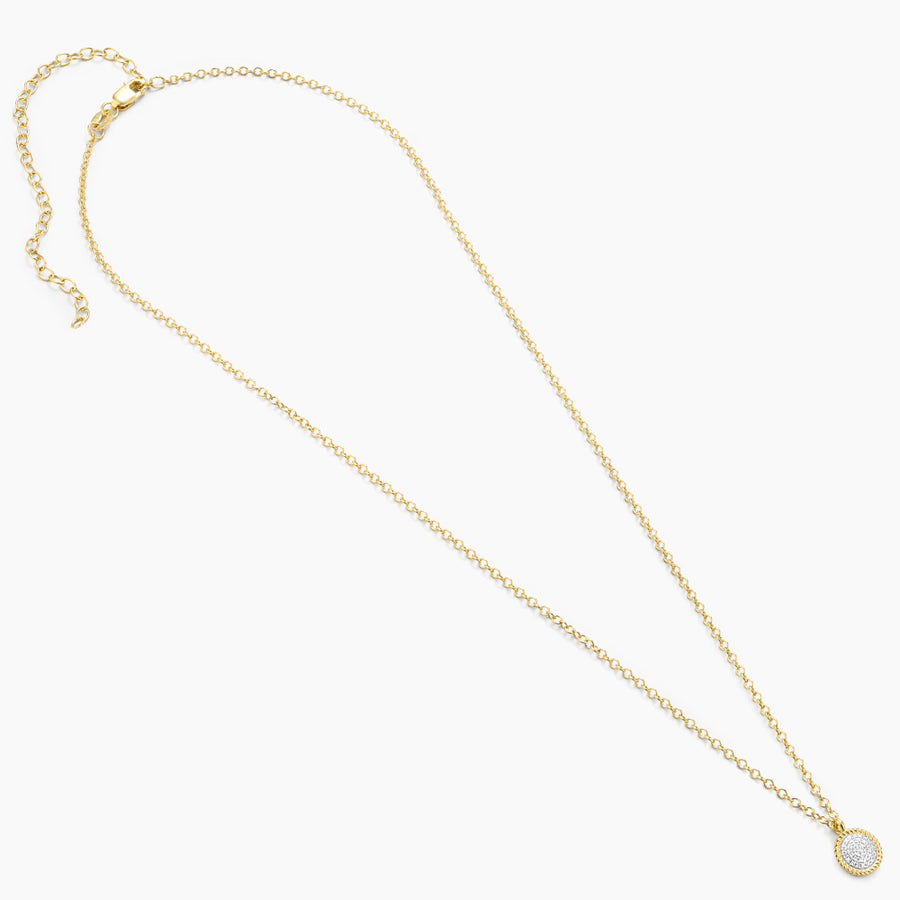 Circle Rope Pendant Necklace