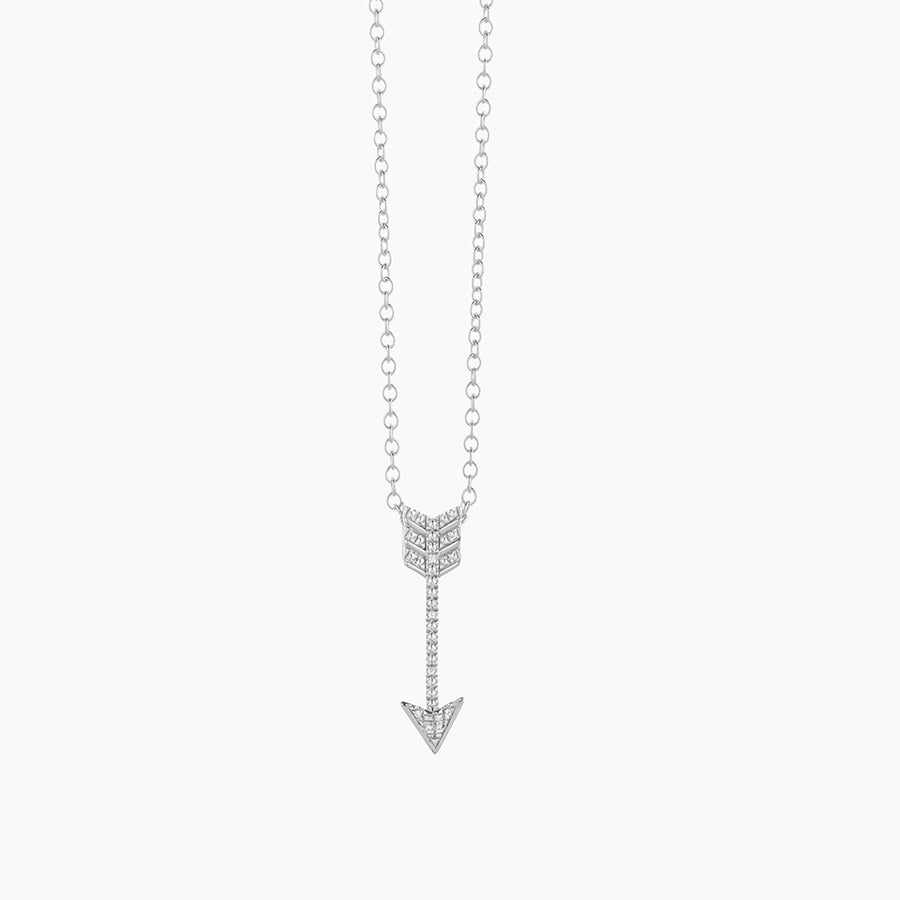 Straight To The Heart Arrow Pendant Necklace