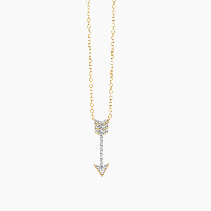 Straight To The Heart Arrow Pendant Necklace