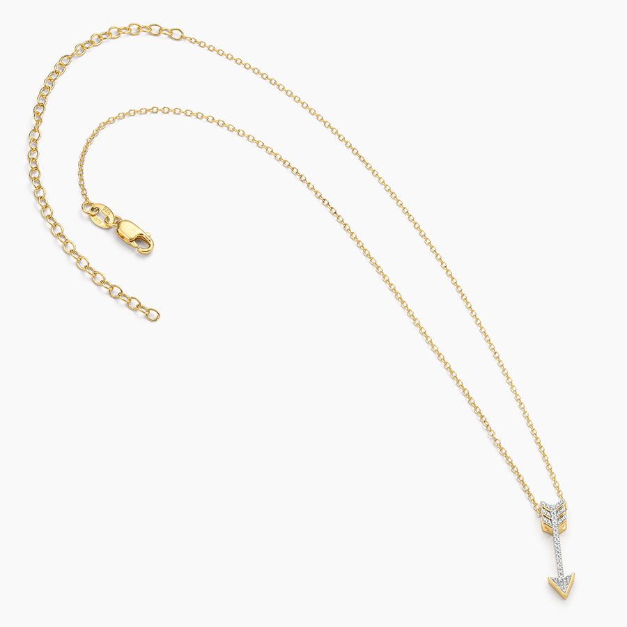 Straight To The Heart Arrow Pendant Necklace