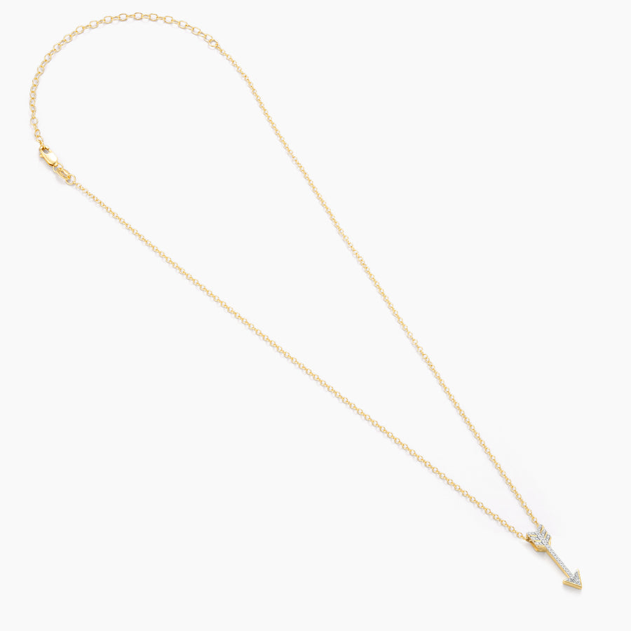 Straight To The Heart Arrow Pendant Necklace