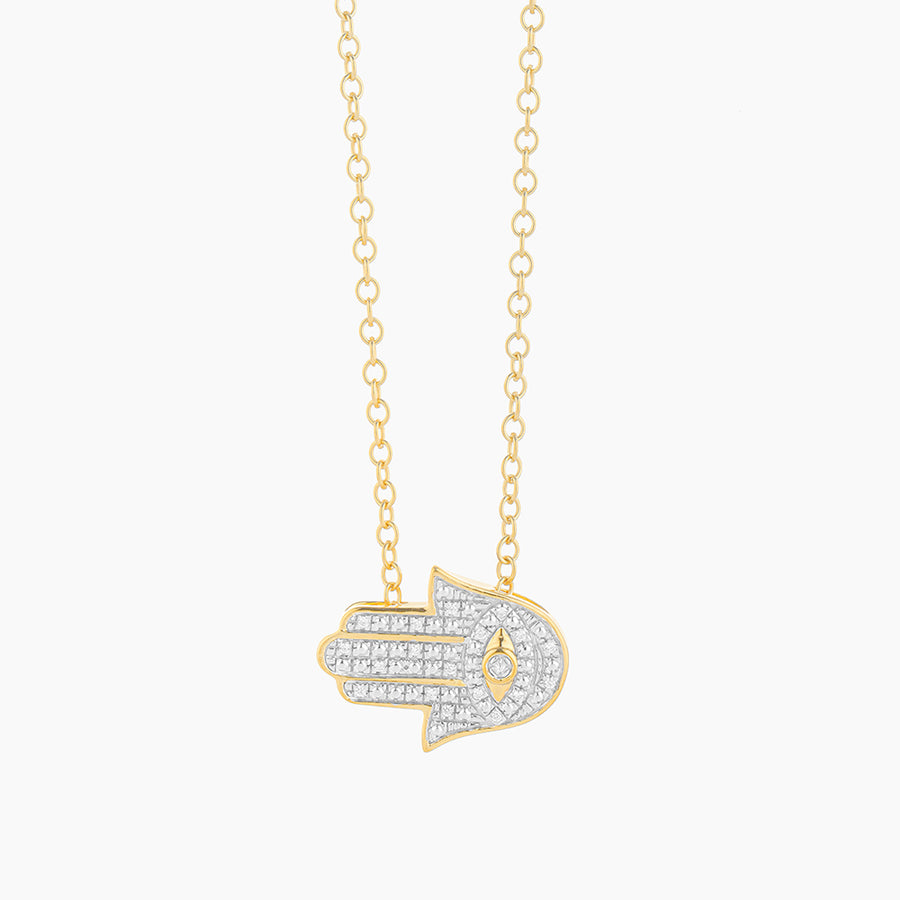 Hamsa Vibes Pendant Necklace