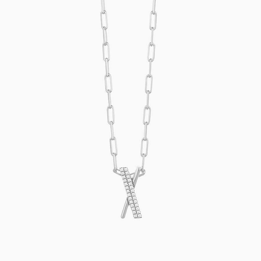 Cross My Heart Pendant Necklace