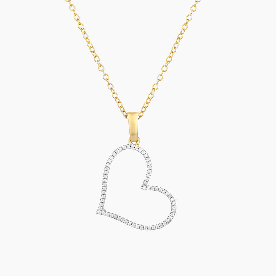 14kt Gold Genuine Heart Pendant Necklace