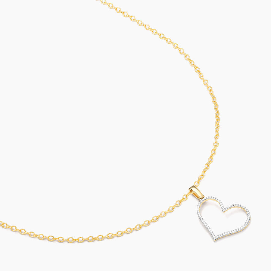 14kt Gold Genuine Heart Pendant Necklace