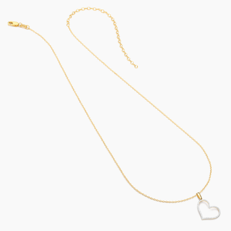14kt Gold Genuine Heart Pendant Necklace