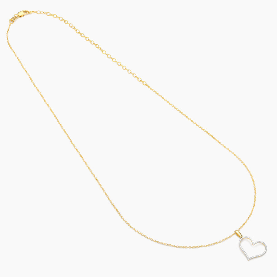 14kt Gold Genuine Heart Pendant Necklace