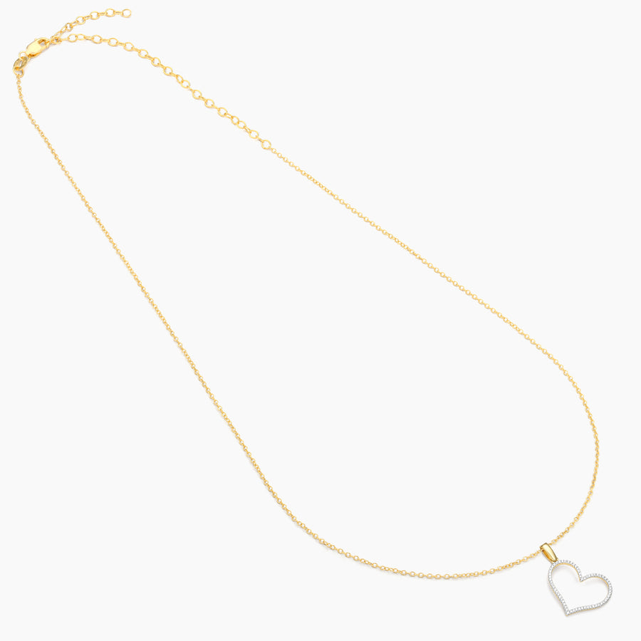 14kt Gold Genuine Heart Pendant Necklace