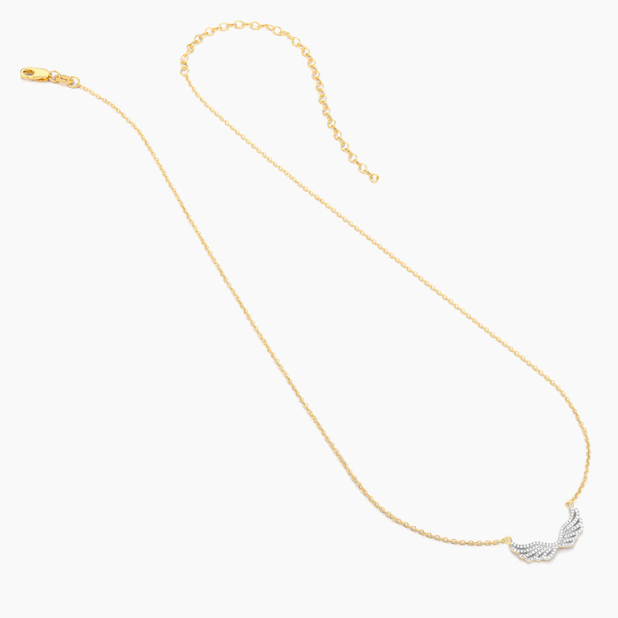14kt Gold Wing It Pendant Necklace