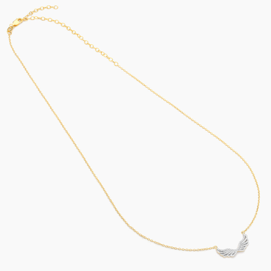14kt Gold Wing It Pendant Necklace