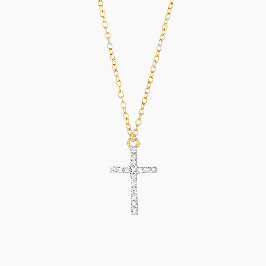 Believe Cross Pendant Necklace