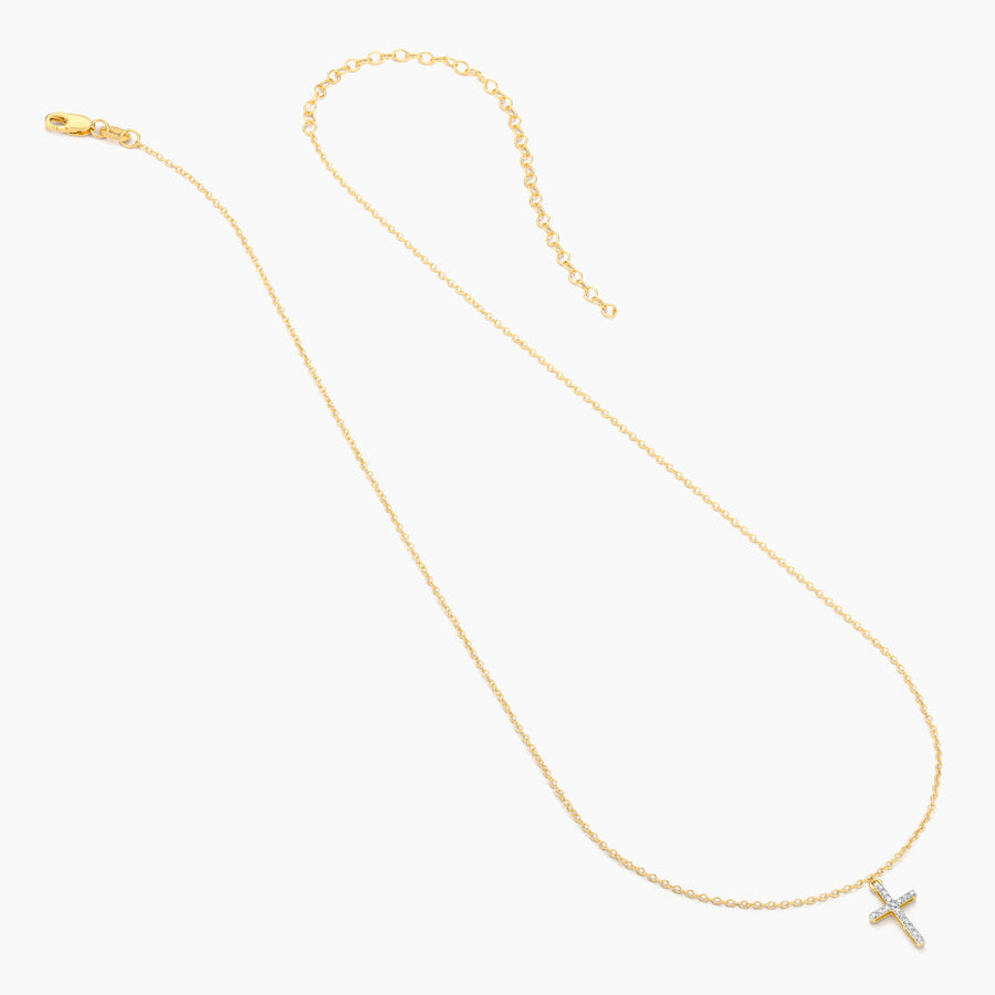 Believe Cross Pendant Necklace
