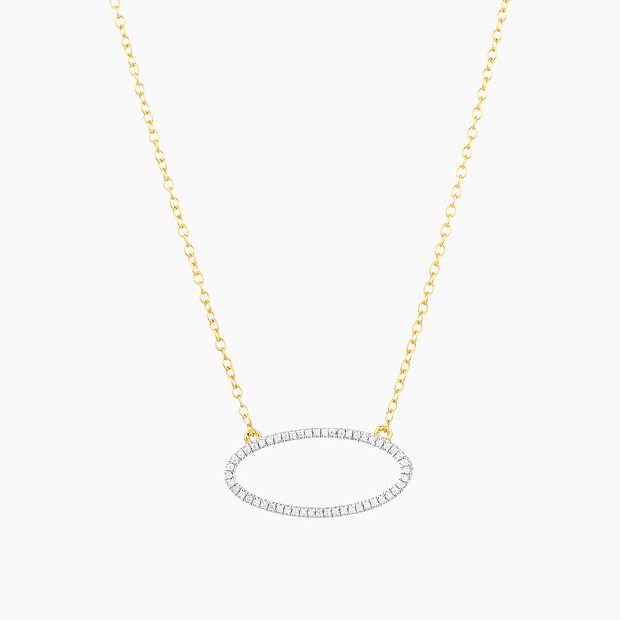 14kt Gold One with the Oval Pendant Necklace