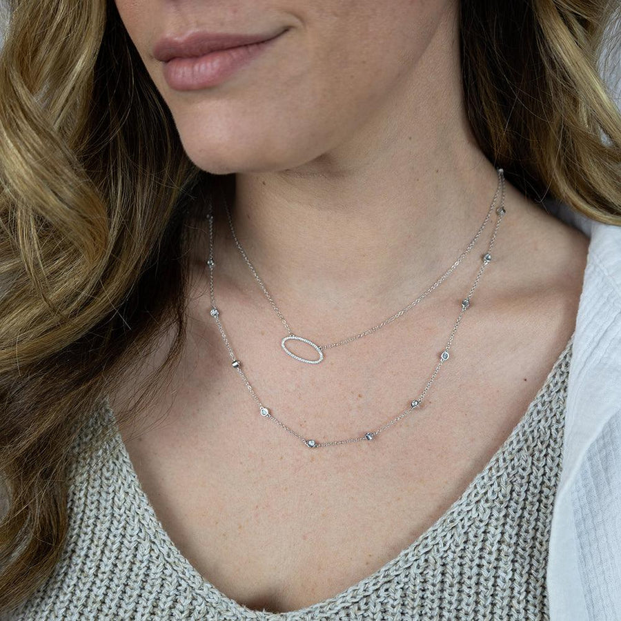 Buy One With the Oval Pendant Necklace Online - 2