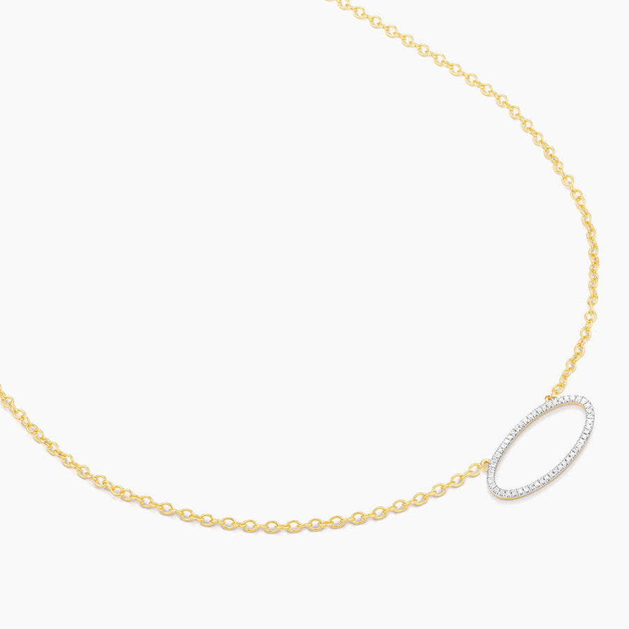14kt Gold One with the Oval Pendant Necklace