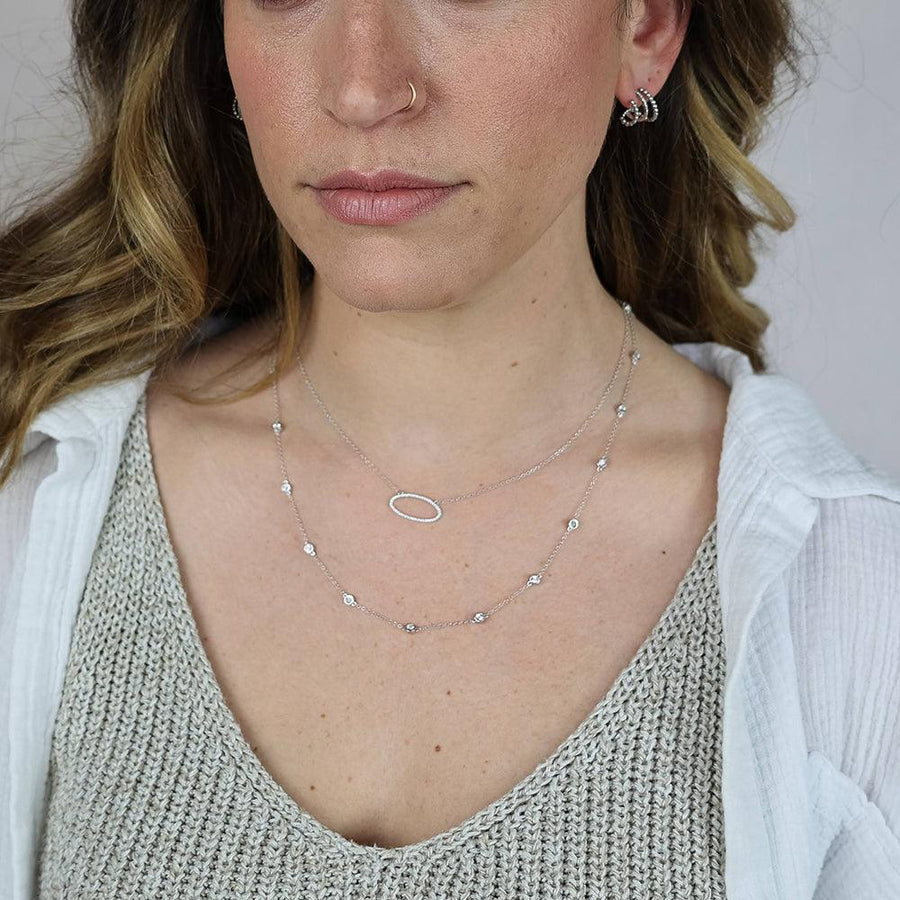 Buy One With the Oval Pendant Necklace Online - 1