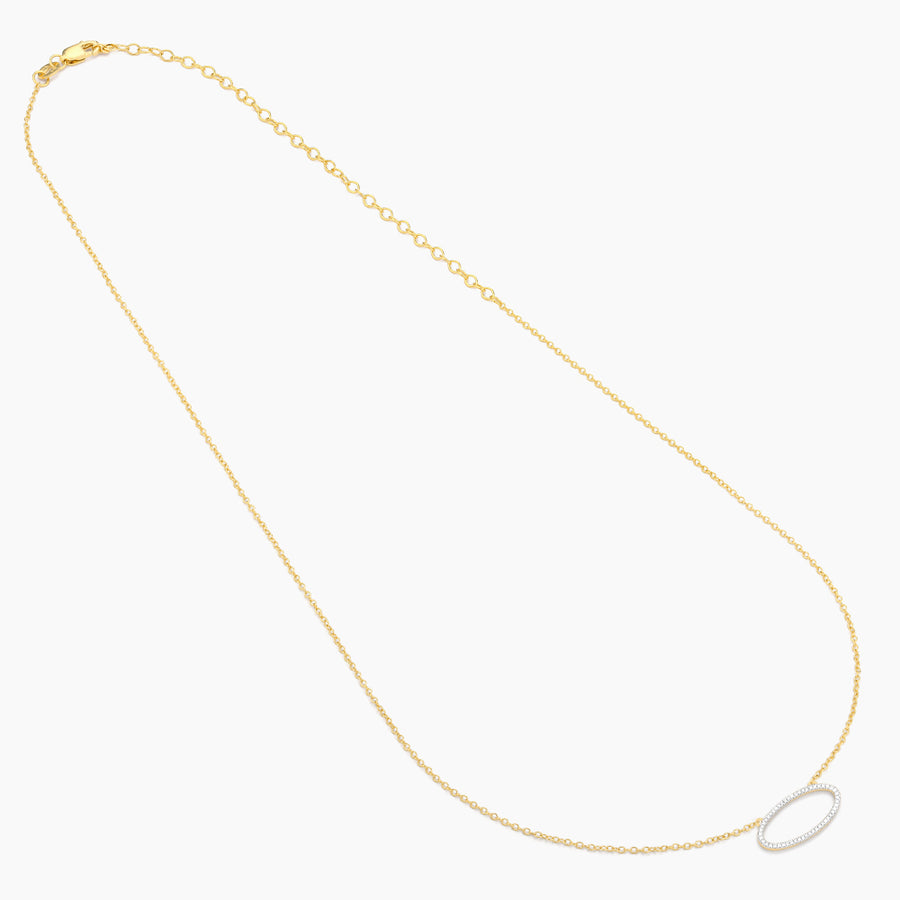 14kt Gold One with the Oval Pendant Necklace
