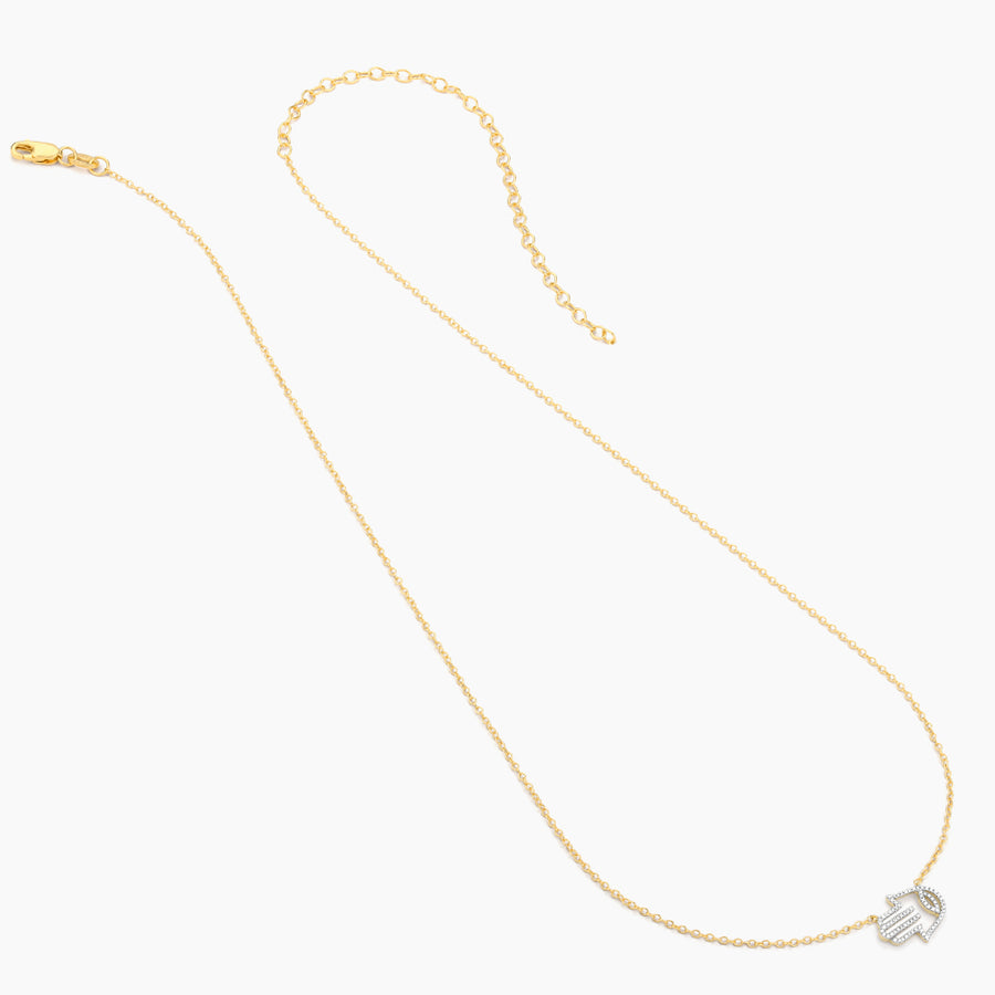 Hamsa Handshake Pendant Necklace