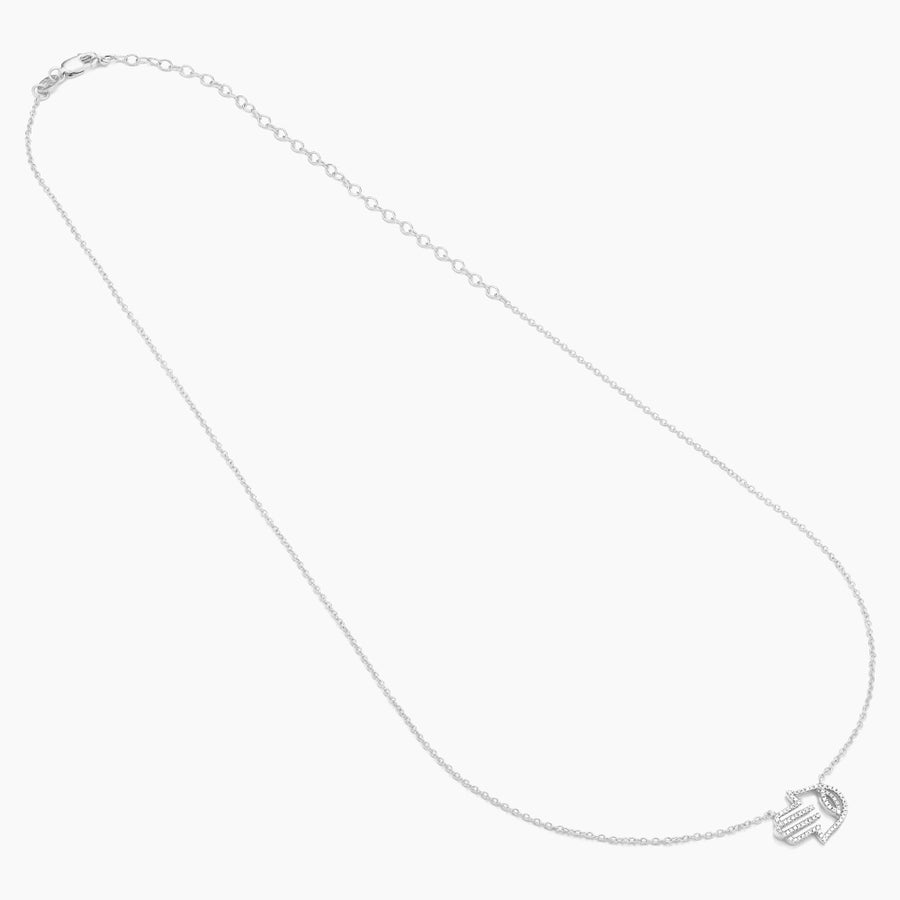 Hamsa Handshake Pendant Necklace