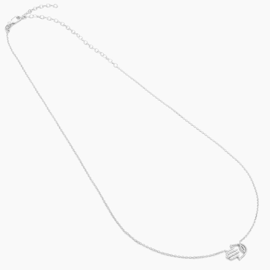 Hamsa Handshake Pendant Necklace