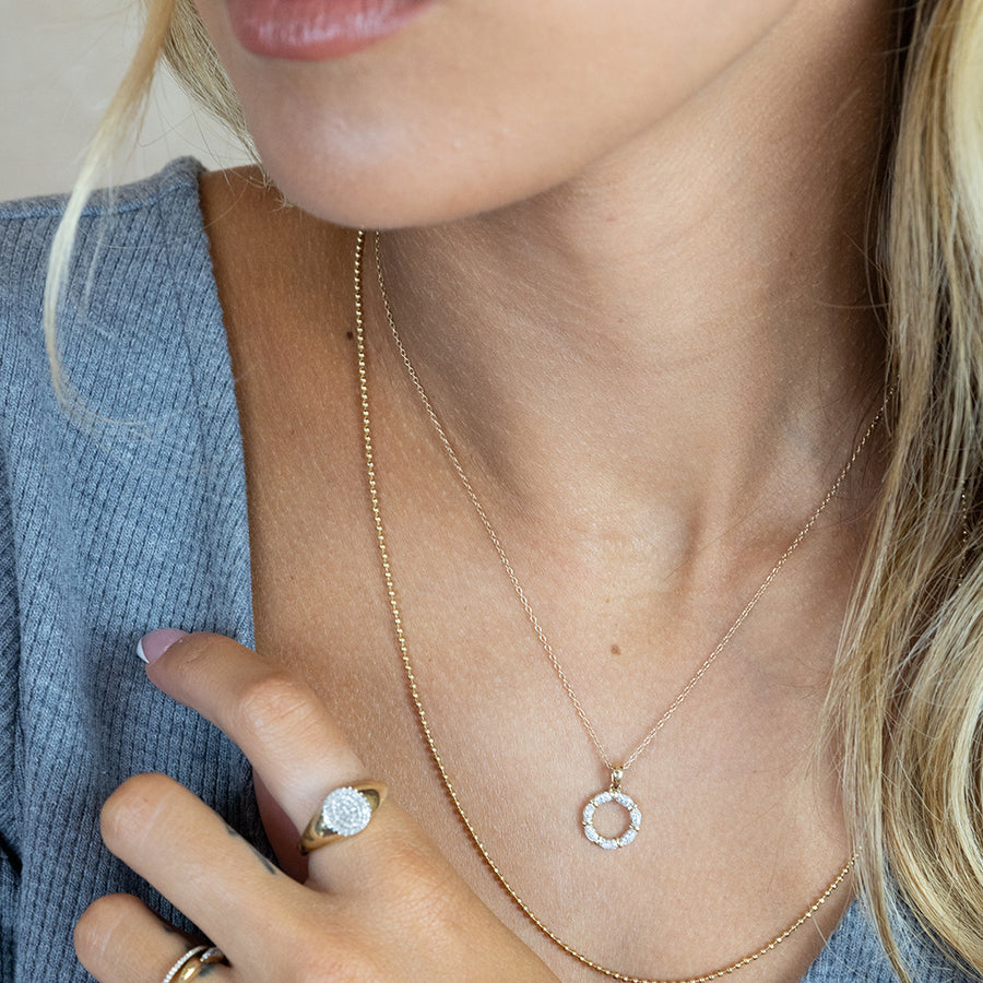 Wreath Pendant Necklace