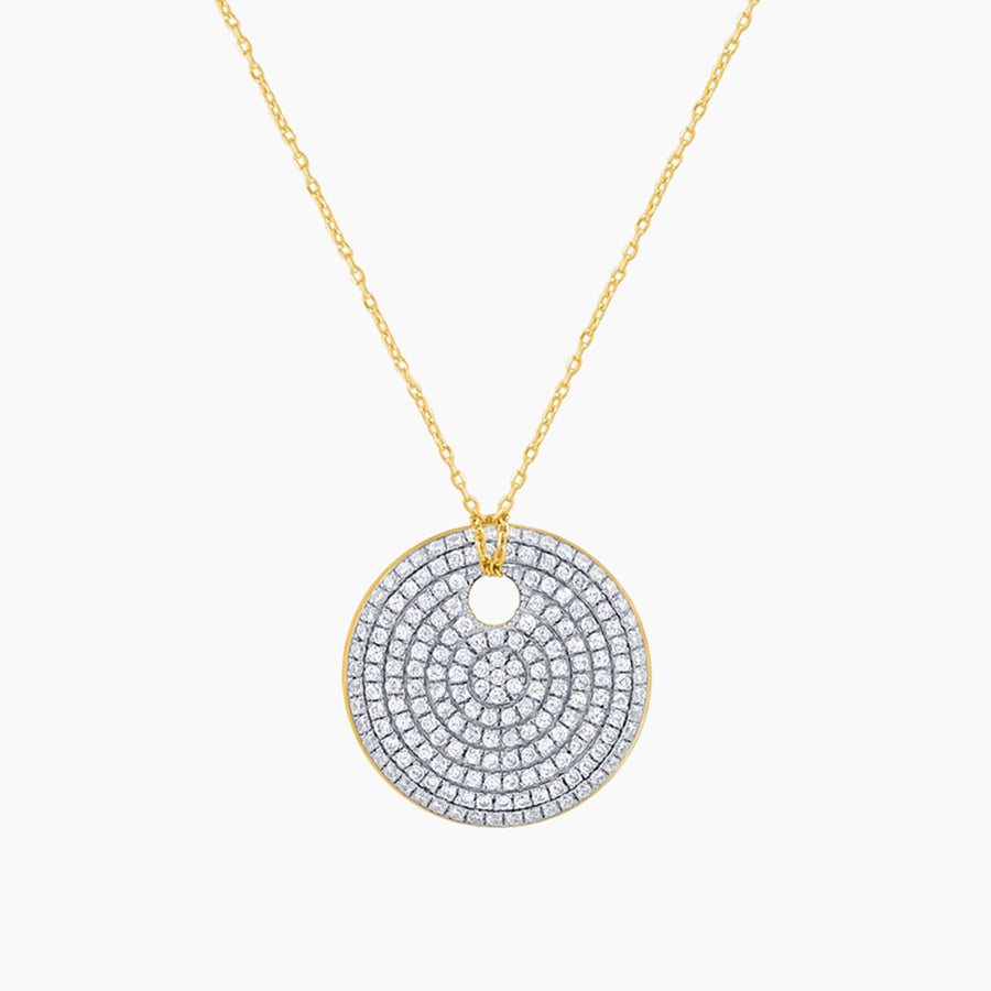 Medium Disc Pendant Necklace