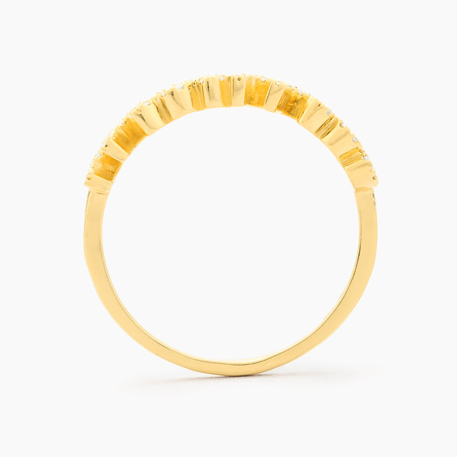 14kt Gold Love You Mama Statement Ring